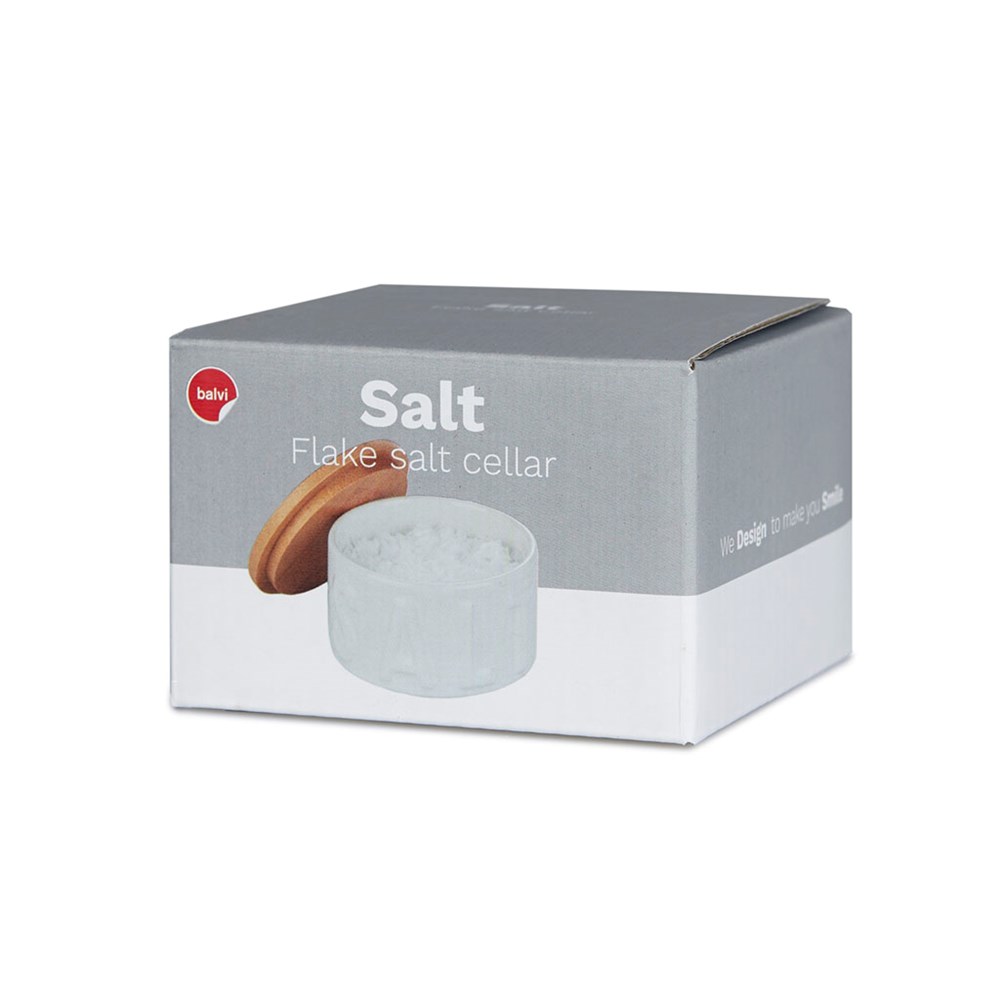 Flake zoutbus,Salt,bamboe/keramiek