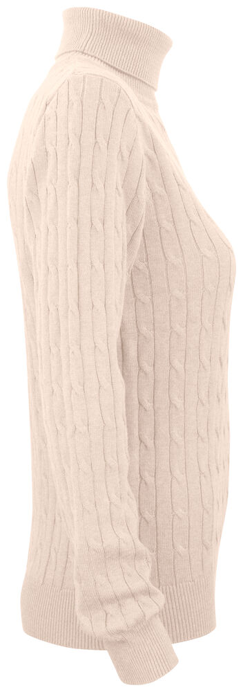 Cutter & Buck - Blakely Rollerneck Dames Zand Mélange XS