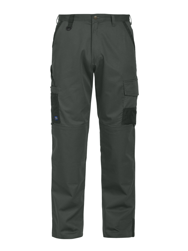 4504 BROEK MET KNIEZAKKEN Donkergrijs C62